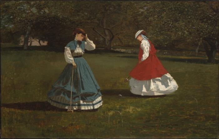 Winslow Homer A Game of Croquet